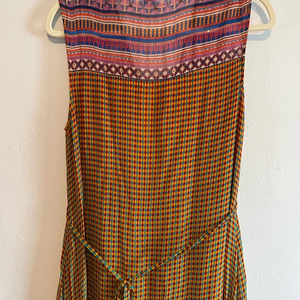 Anthropologie Aelyn Beaded Maxi Dress by TANVI KEDIA Size 8 - Picture 11 of 14